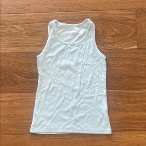 Wonder Nation Soft Blue Ribbed Tank Top